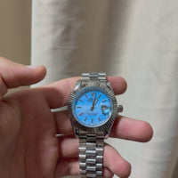 Datejust — Cadran bleu