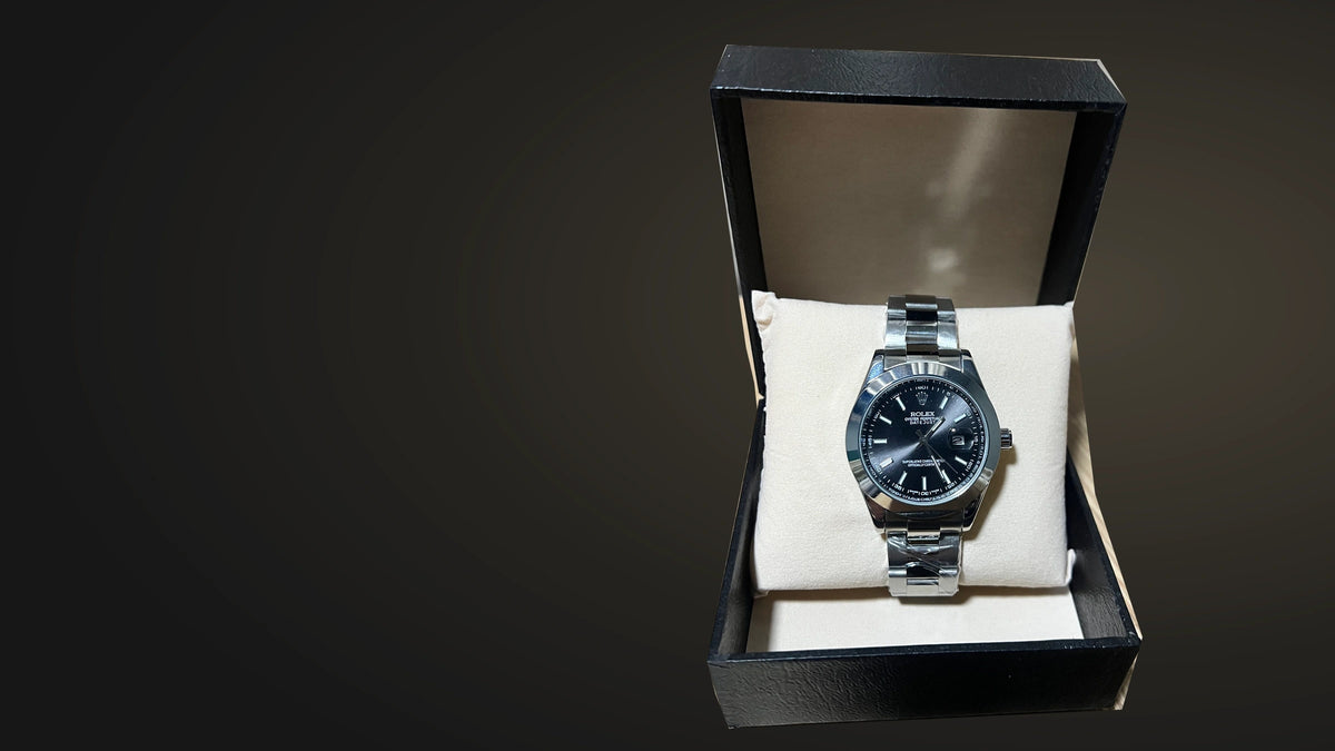 ZAMANE — Datejust cadran noir, photographie du modèle présenté